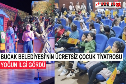 Bucak Belediyesi’nin Ücretsiz Çocuk Tiyatrosu Yoğun İlgi Gördü