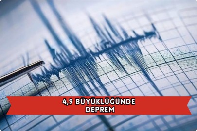4,9 Büyüklüğünde Deprem