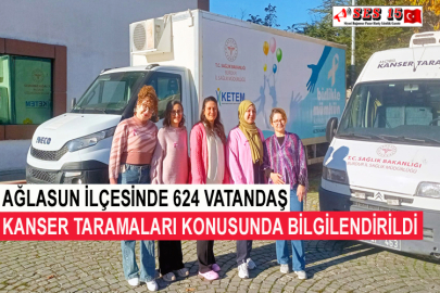 Ağlasun İlçesinde 624 Vatandaş Kanser Taramaları Konusunda Bilgilendirildi