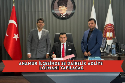 Anamur İlçesinde 33 Dairelik Adliye Lojmanı Yapılacak