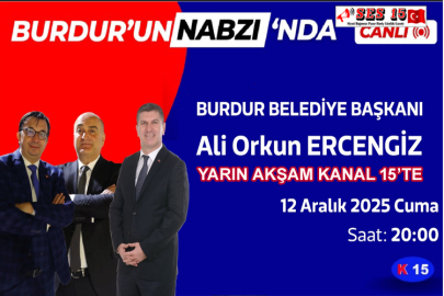 “Burdur’un Nabzı” Yarın Akşam Kanal 15’te