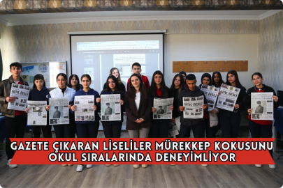 Gazete Çıkaran Liseliler Mürekkep Kokusunu Okul Sıralarında Deneyimliyor