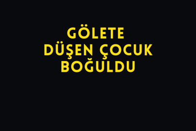 Gölete Düşen Çocuk Boğuldu