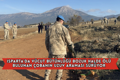 Isparta'da Vücut Bütünlüğü Bozuk Halde Ölü Bulunan Çobanın Uzuv Araması Sürüyor