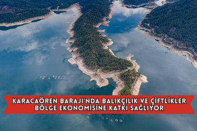 Karacaören Barajı’nda Balıkçılık Ve Çiftlikler Bölge Ekonomisine Katkı Sağlıyor