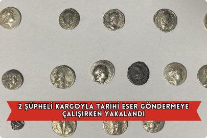 2 Şüpheli Kargoyla Tarihi Eser Göndermeye Çalışırken Yakalandı