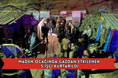 Kütahya'da Maden Ocağında Gazdan Etkilenen 5 İşçi Kurtarıldı