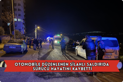 Otomobile Düzenlenen Silahlı Saldırıda Sürücü Hayatını Kaybetti