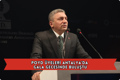 POYD Üyeleri Antalya'da Gala Gecesinde Buluştu