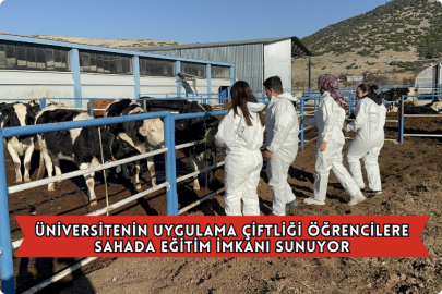 Üniversitenin Uygulama Çiftliği Öğrencilere Sahada Eğitim İmkanı Sunuyor