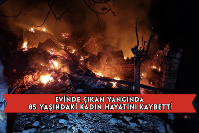 Evinde Çıkan Yangında 85 Yaşındaki Kadın Hayatını Kaybetti