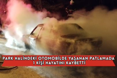 Park Halindeki Otomobilde Yaşanan Patlamada 1 Kişi Hayatını Kaybetti
