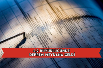 4,2 Büyüklüğünde Deprem Meydana Geldi