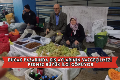 Bucak Pazarında Kış Aylarının Vazgeçilmezi Pekmez Büyük İlgi Görüyor
