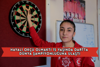 Hayali Okçu Olmaktı 15 Yaşında Dartta Dünya Şampiyonluğuna Ulaştı