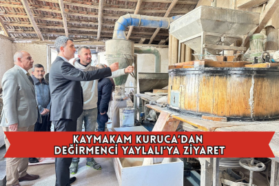 Kaymakam Kuruca’dan Değirmenci Yaylalı’ya Ziyaret