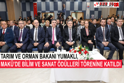 Tarım Ve Orman Bakanı Yumaklı, MAKÜ’de Bilim Ve Sanat Ödülleri Törenine Katıldı