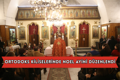 Ortodoks Kiliselerinde Noel Ayini Düzenlendi