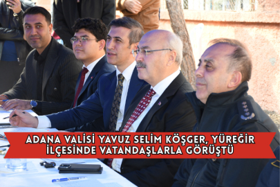 Adana Valisi Yavuz Selim Köşger, Yüreğir İlçesinde Vatandaşlarla Görüştü