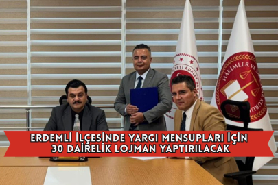 Erdemli İlçesinde Yargı Mensupları İçin 30 Dairelik Lojman Yaptırılacak