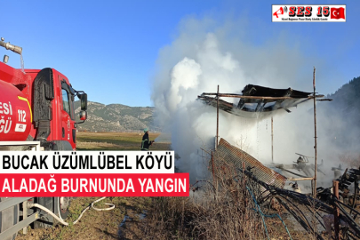 Bucak Üzümlübel Köyü Aladağ Burnunda Yangın