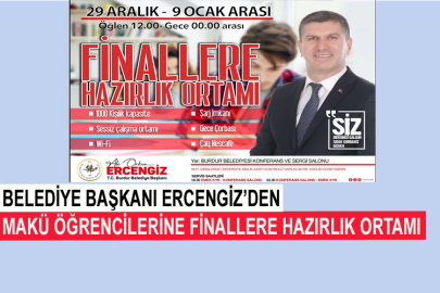 Belediye Başkanı Ercengiz’den MAKÜ Öğrencilerine Finallere Hazırlık Ortamı