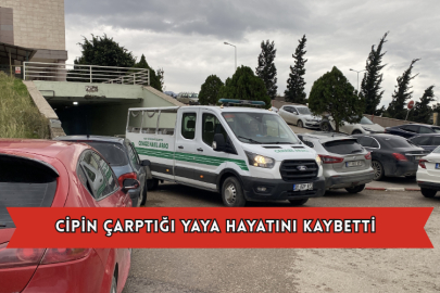 Cipin Çarptığı Yaya Hayatını Kaybetti