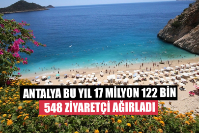 Antalya Bu Yıl 17 Milyon 122 Bin 548 Ziyaretçi Ağırladı
