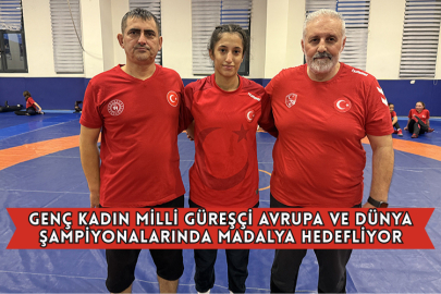 Genç Kadın Milli Güreşçi Avrupa Ve Dünya Şampiyonalarında Madalya Hedefliyor