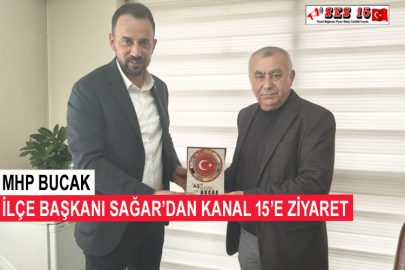 MHP Bucak İlçe Başkanı Sağar’dan Kanal 15’e Ziyaret