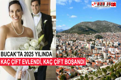 Bucak’ta 2025 Yılında Kaç Çift Evlendi, Kaç Çift Boşandı