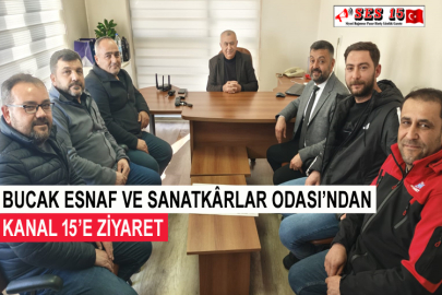 Bucak Esnaf Ve Sanatkârlar Odası’ndan Kanal 15’e Ziyaret