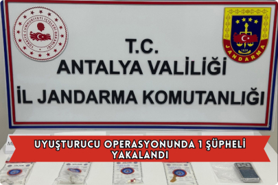 Uyuşturucu Operasyonunda 1 Şüpheli Yakalandı