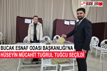 Bucak Esnaf Odası Başkanlığı’na Hüseyin Mücahit Tuğrul Tuğcu Seçildi