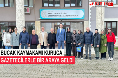 Bucak Kaymakamı Kuruca, Gazetecilerle Bir Araya Geldi