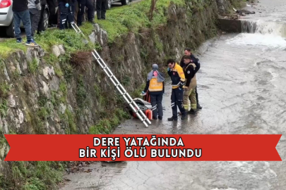 Dere Yatağında Bir Kişi Ölü Bulundu