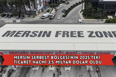 Mersin Serbest Bölgesi'nin 2025'teki Ticaret Hacmi 3,5 Milyar Dolar Oldu