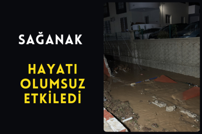 Sağanak Hayatı Olumsuz Etkiledi
