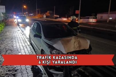 Trafik Kazasında 6 Kişi Yaralandı
