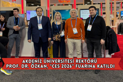 Akdeniz Üniversitesi Rektörü Prof. Dr. Özkan, "CES 2026" Fuarına Katıldı