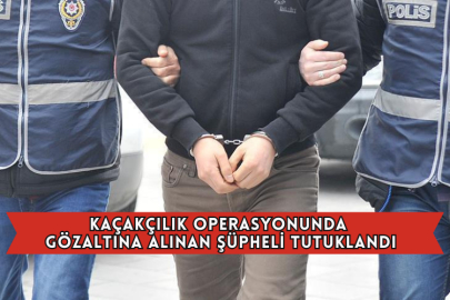 Kaçakçılık Operasyonunda Gözaltına Alınan Şüpheli Tutuklandı