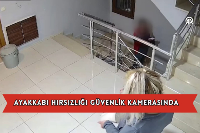 Ayakkabı Hırsızlığı Güvenlik Kamerasında