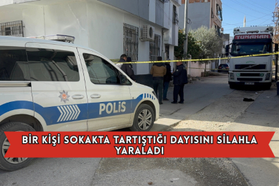 Bir Kişi Sokakta Tartıştığı Dayısını Silahla Yaraladı