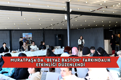 Muratpaşa'da "Beyaz Baston" Farkındalık Etkinliği Düzenlendi