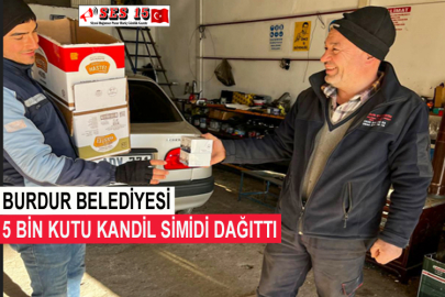 Burdur Belediyesi 5 Bin Kutu Kandil Simidi Dağıttı