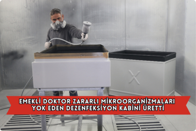 Emekli Doktor Zararlı Mikroorganizmaları Yok Eden Dezenfeksiyon Kabini Üretti