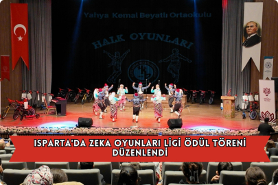 Isparta'da Zeka Oyunları Ligi Ödül Töreni Düzenlendi