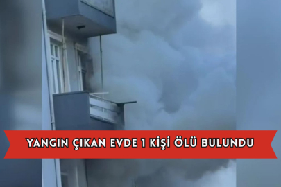 Yangın Çıkan Evde 1 Kişi Ölü Bulundu