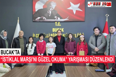 Bucak’ta İstiklal Marşı’nı Güzel Okuma Yarışması Düzenlendi