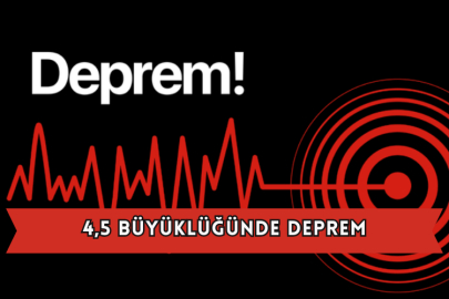 4,5 Büyüklüğünde Deprem